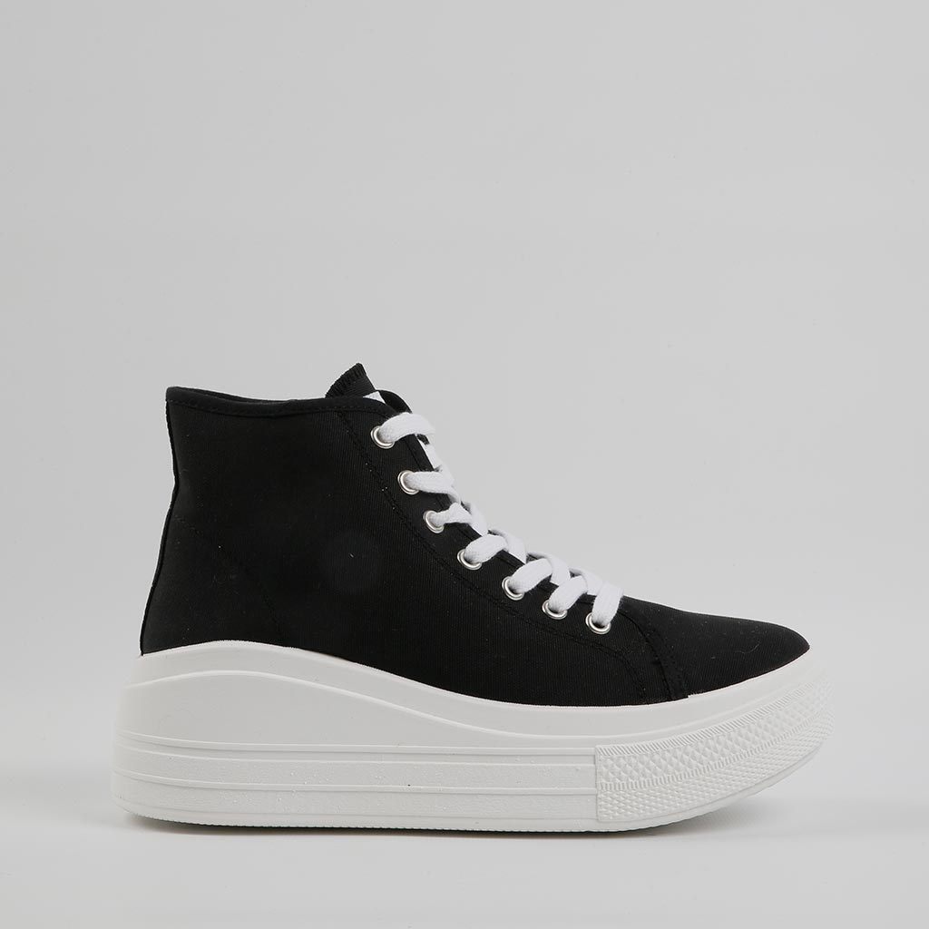 Zapatillas Plataforma B&W Negro 8531601