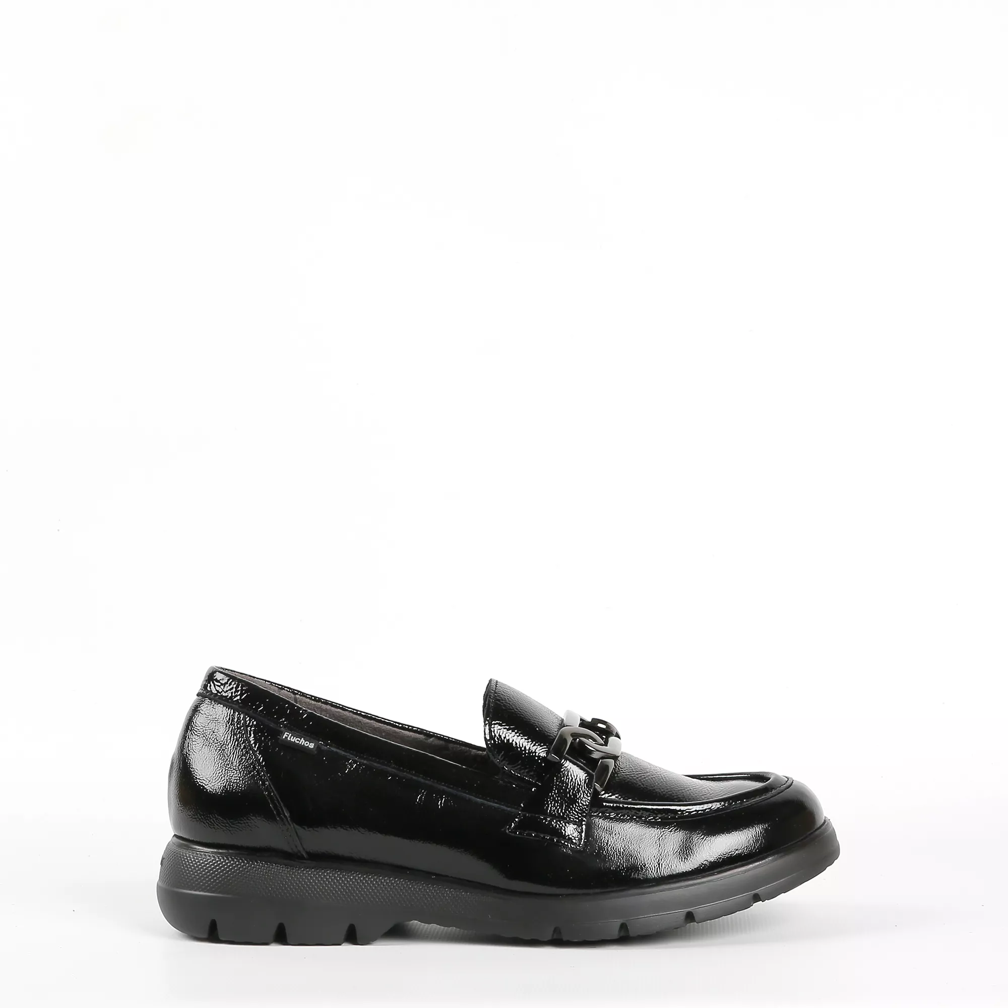 Mocasín FLUCHOS Negro Piel