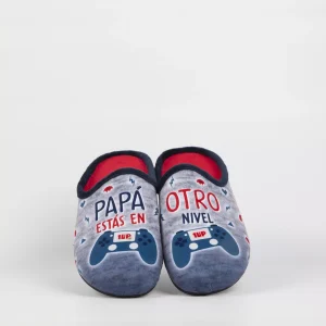 Zapatilla de Casa Cabrera 3631 Papá Gris