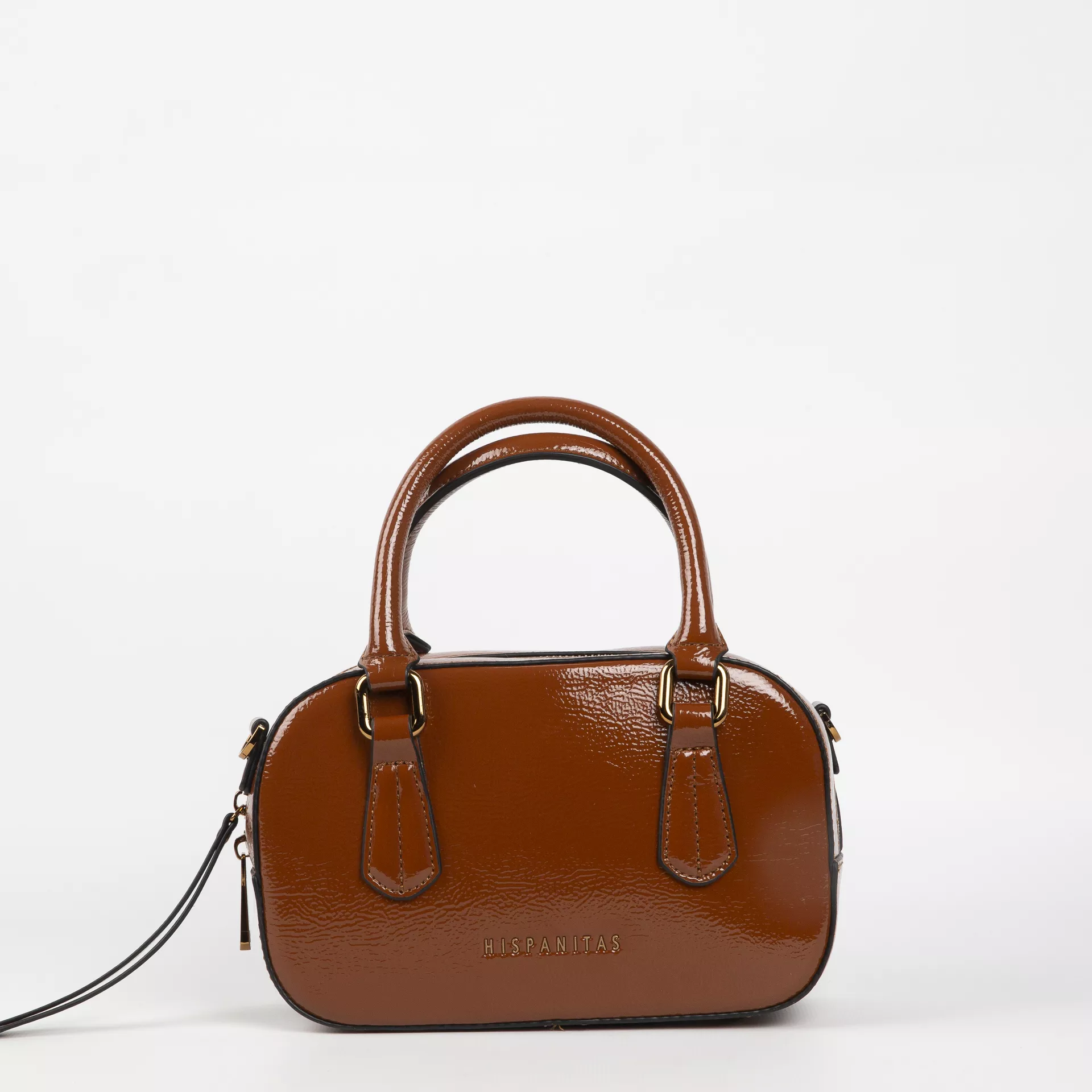 Bolso Hispanitas Charol Cuero