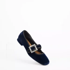 Merceditas Rosarida CUBRI Terciopelo AZUL