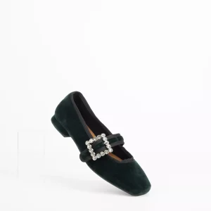 Merceditas Rosarida CUBRI Terciopelo Verde