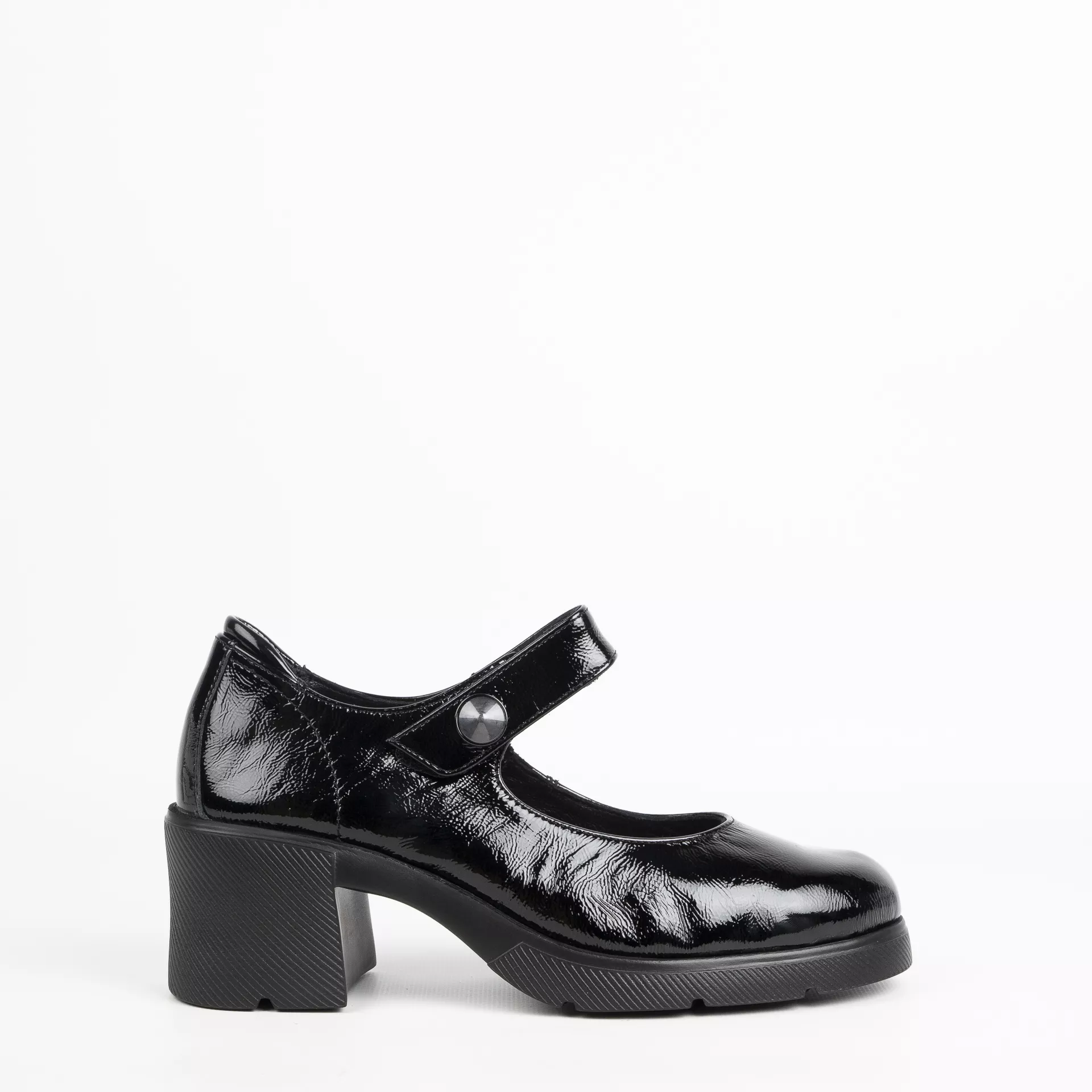 Zapato Confort 24Horas 26280 Charol Negro