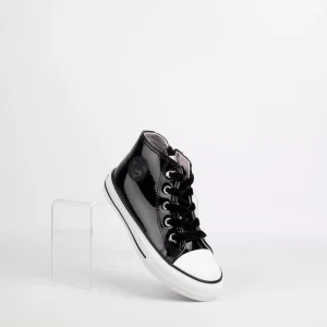 Zapatilla Kids Botín Coguitos 090 Charol Negro