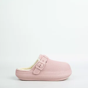 Zapatilla de Casa Nicoboco 501W Estilo Crocs Rosa