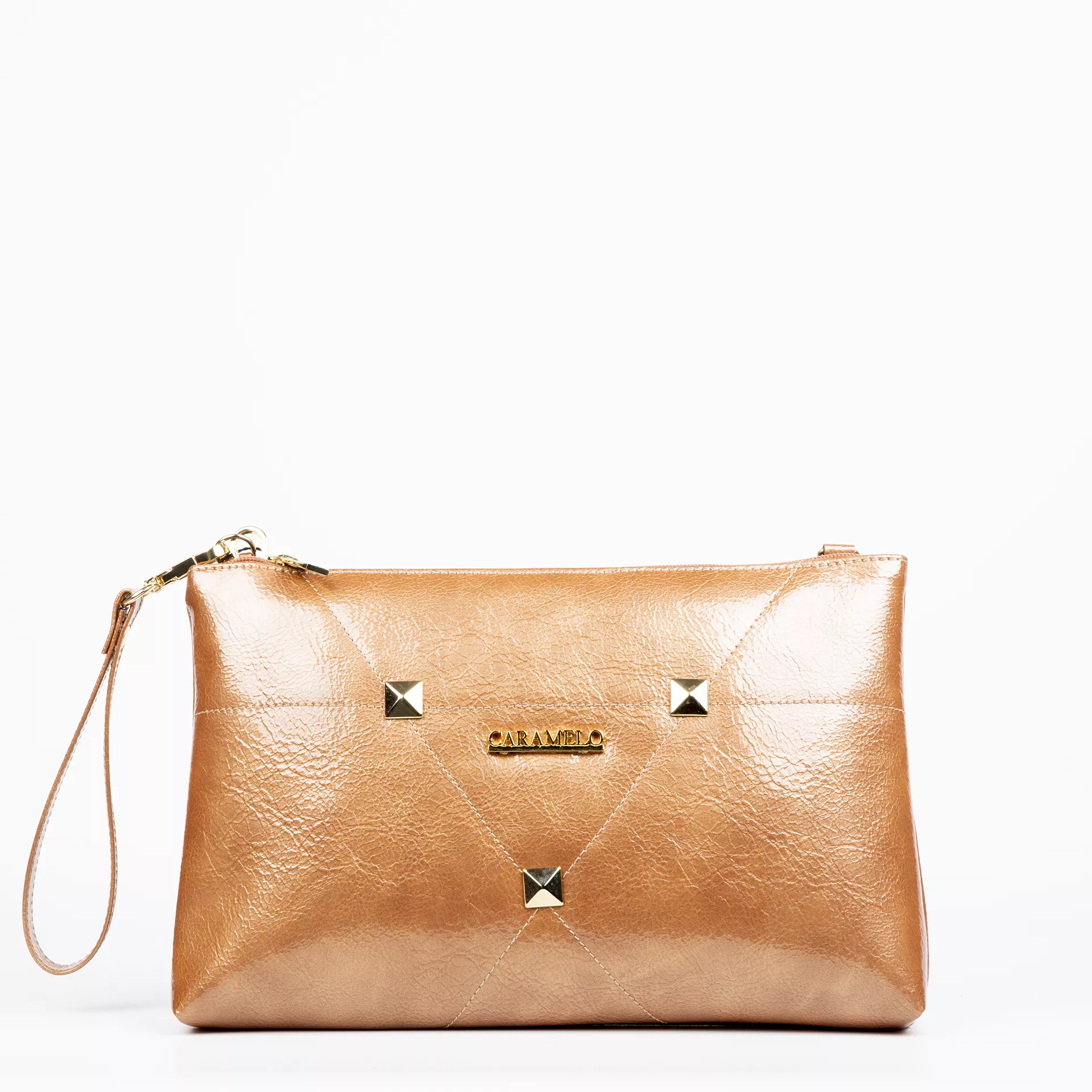 Bolso Caramelo 50765 Charol Nude