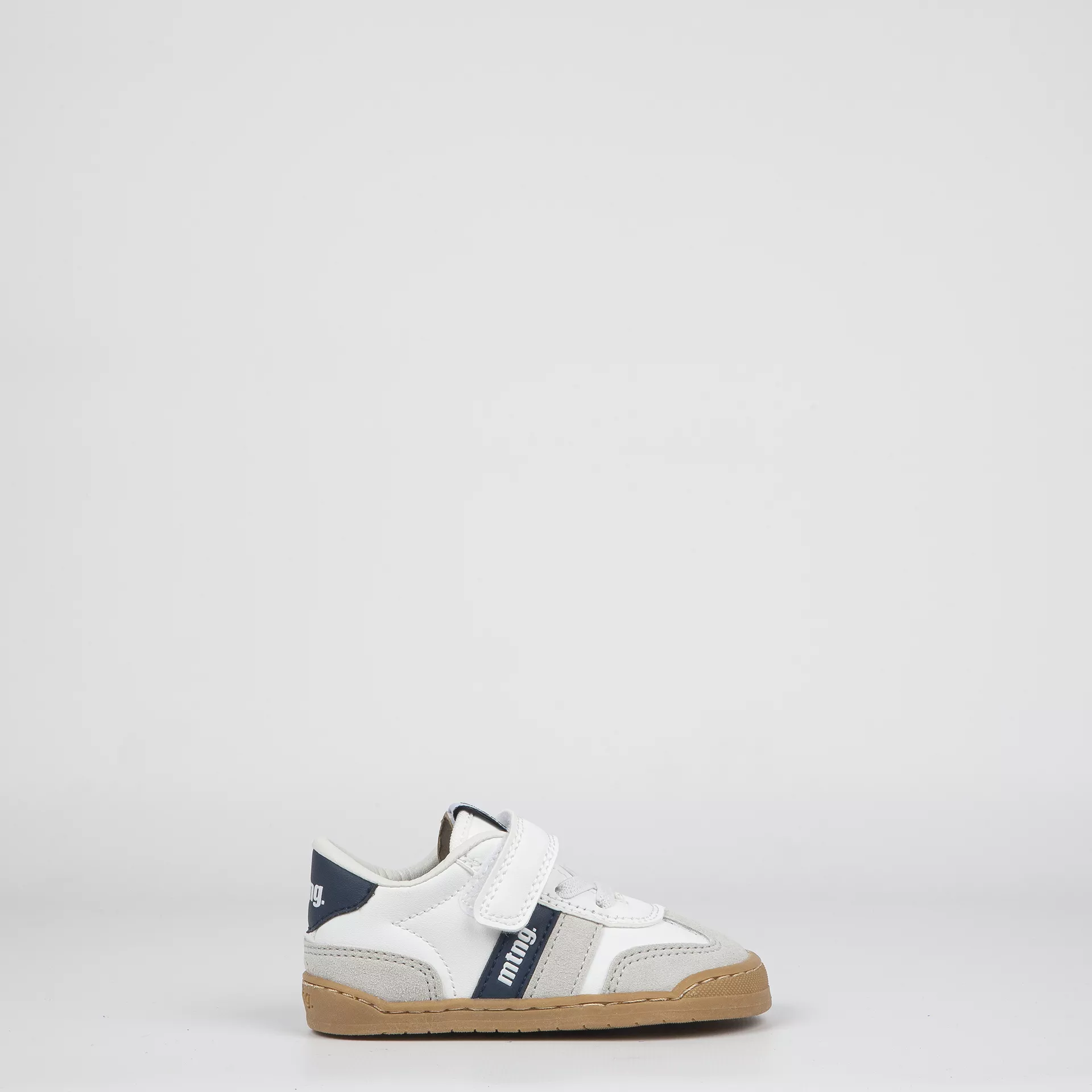 Deportivo Kids Mustang Barefoot 060 Blanco Marino