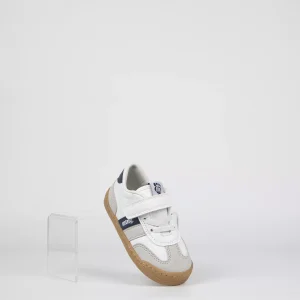 Deportivo Kids Mustang Barefoot 060 Blanco Marino