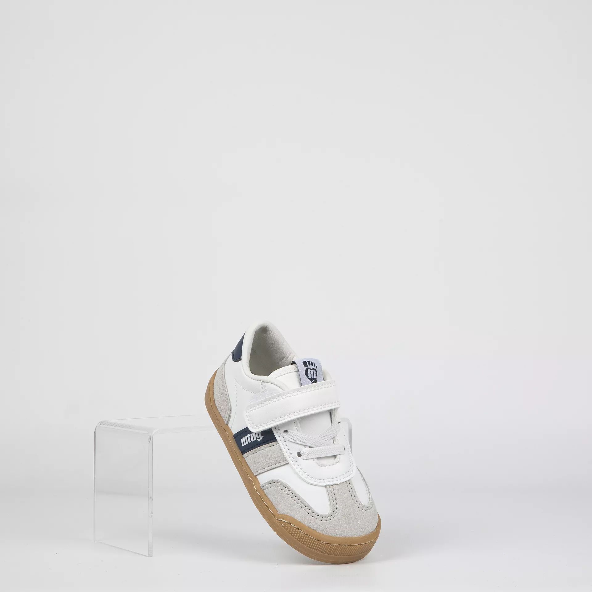 Deportivo Kids Mustang Barefoot 060 Blanco Marino - Imagen 2