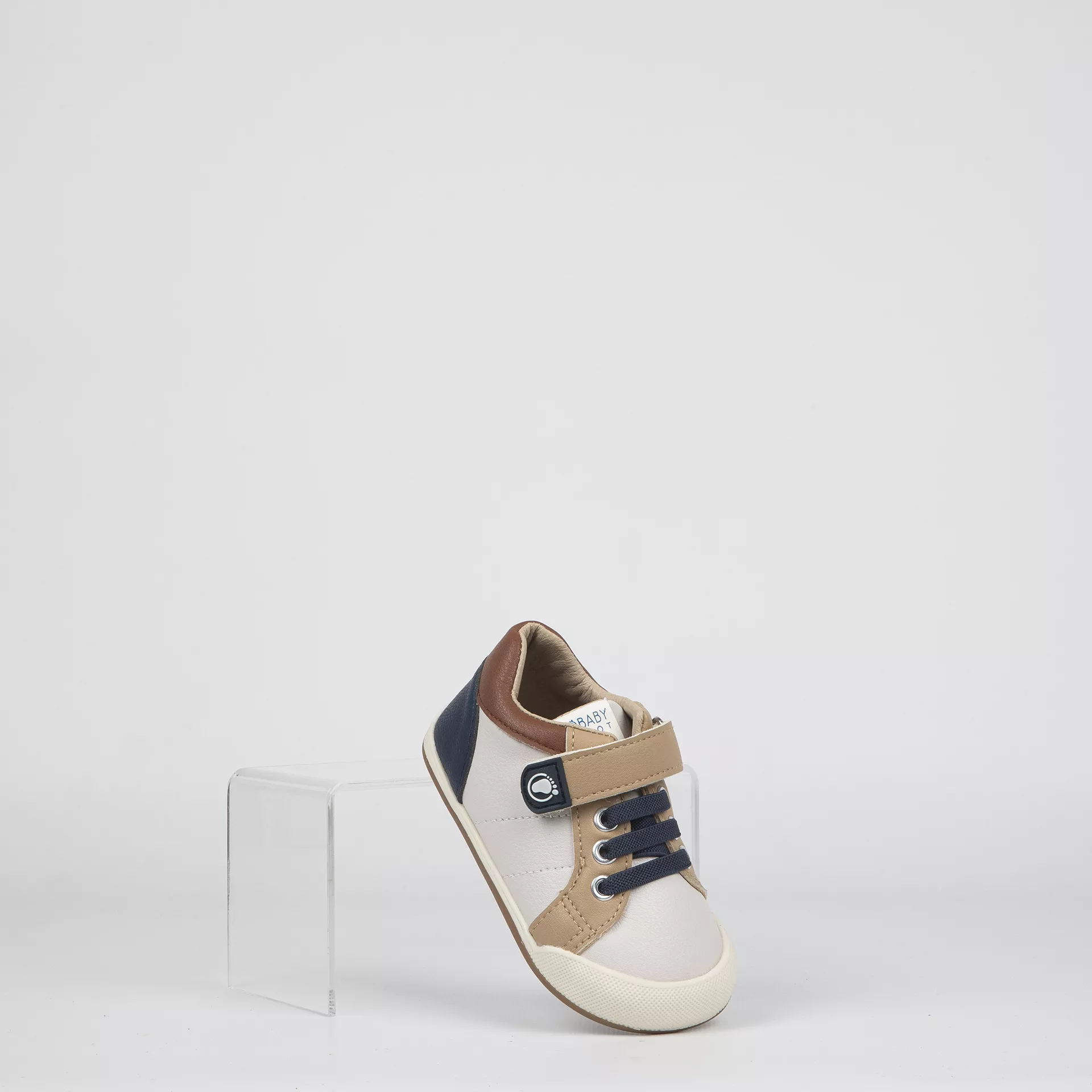 Deportivo Kids Mustang Barefoot 909 Blanco Nude - Imagen 2