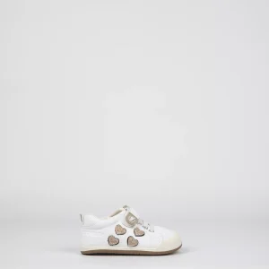 Zapatilla Kids Coguitos Respetuosos 010 Blanco Corazones