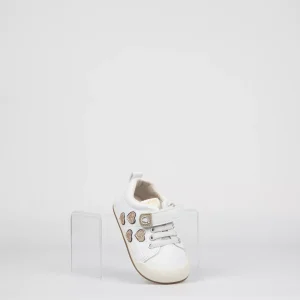 Zapatilla Kids Coguitos Respetuosos 010 Blanco Corazones