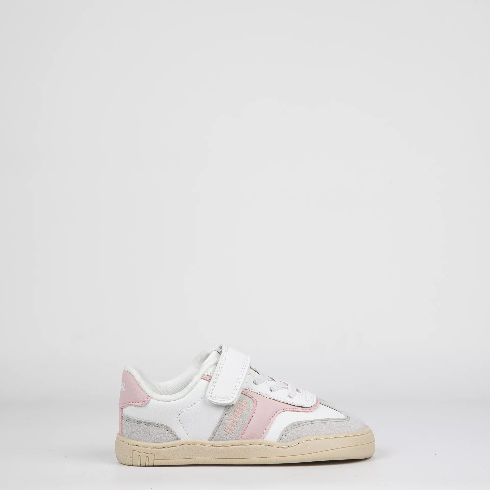 Deportivo Kids Mustang Barefoot 942 Blanco Rosa