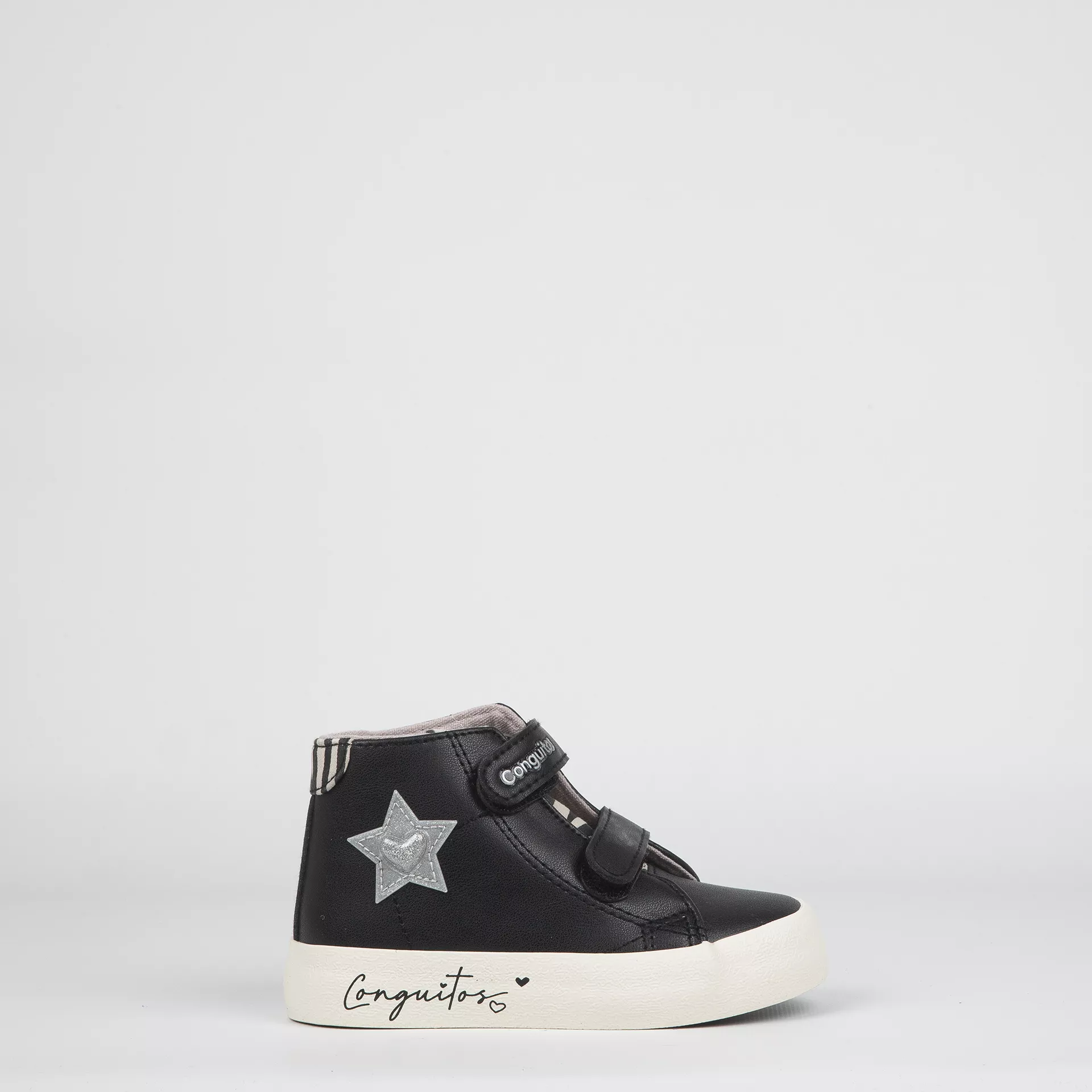 Zapatilla Kids Botín Coguitos 108 Estrella Negro