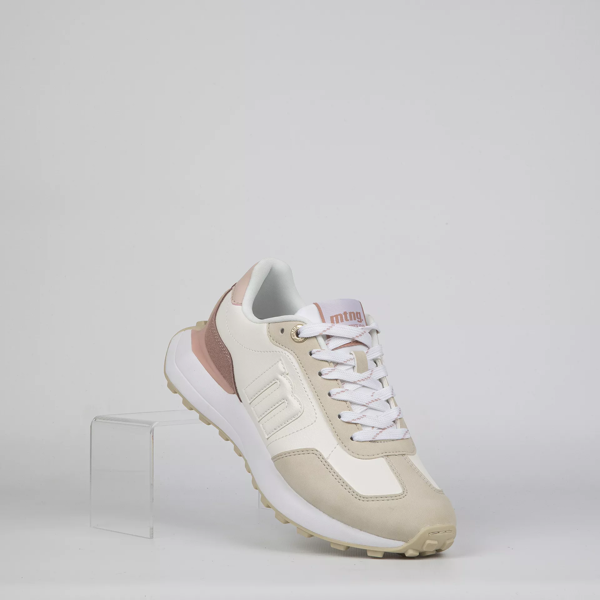 Deportivos Mustang 838 Beige - Imagen 2