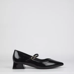 Zapato Tacón Bajo Gioseppo WISHAW Charol Negro