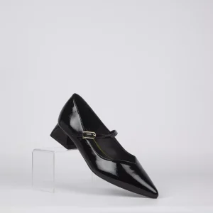 Zapato Tacón Bajo Gioseppo WISHAW Charol Negro