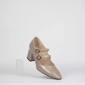 Zapato Tacón Medio Patricia Miller 6451 Beige