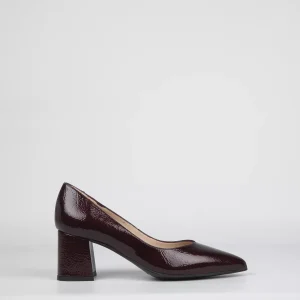 Zapato Salón Patricia Miller 5136 Charol Burdeos