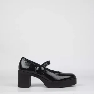 Zapato Tacón Confort Fluchos 588 Negro