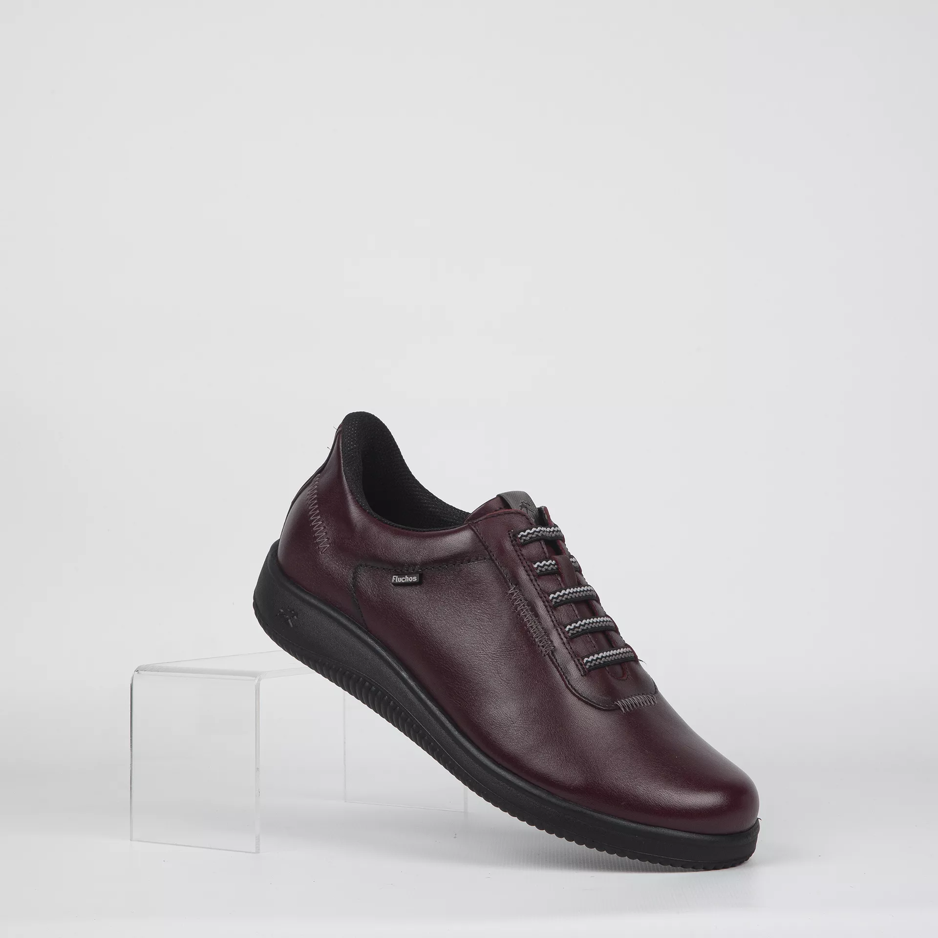 Zapato Fluchos Confort 2335 Burdeos - Imagen 2