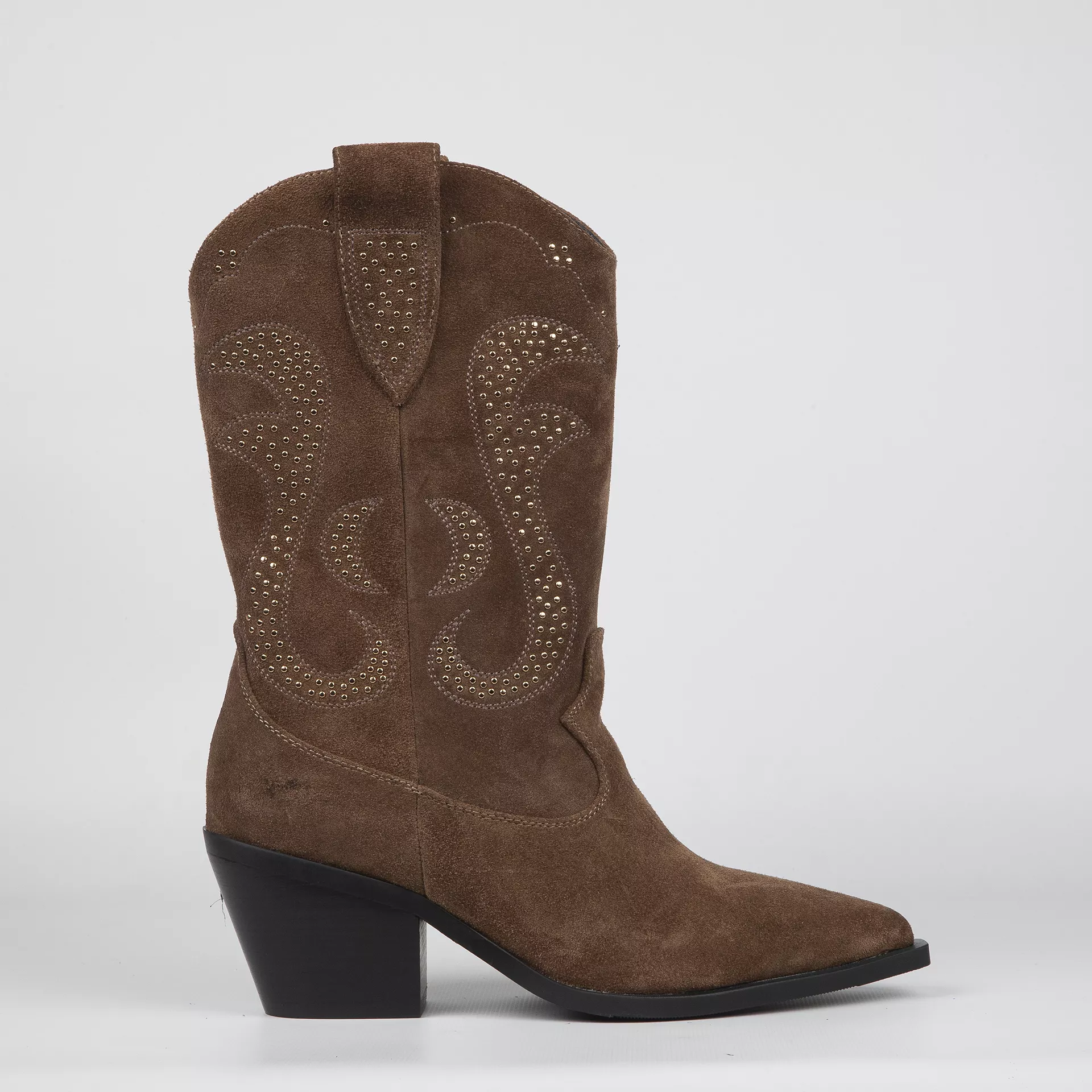 Bota Campera Noa Harmon 10069 Tachuelas Camel