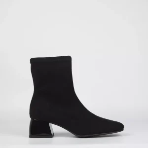 Botín Miss Elastic 662 Nobuck Negro