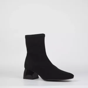 Botín Miss Elastic 662 Nobuck Negro