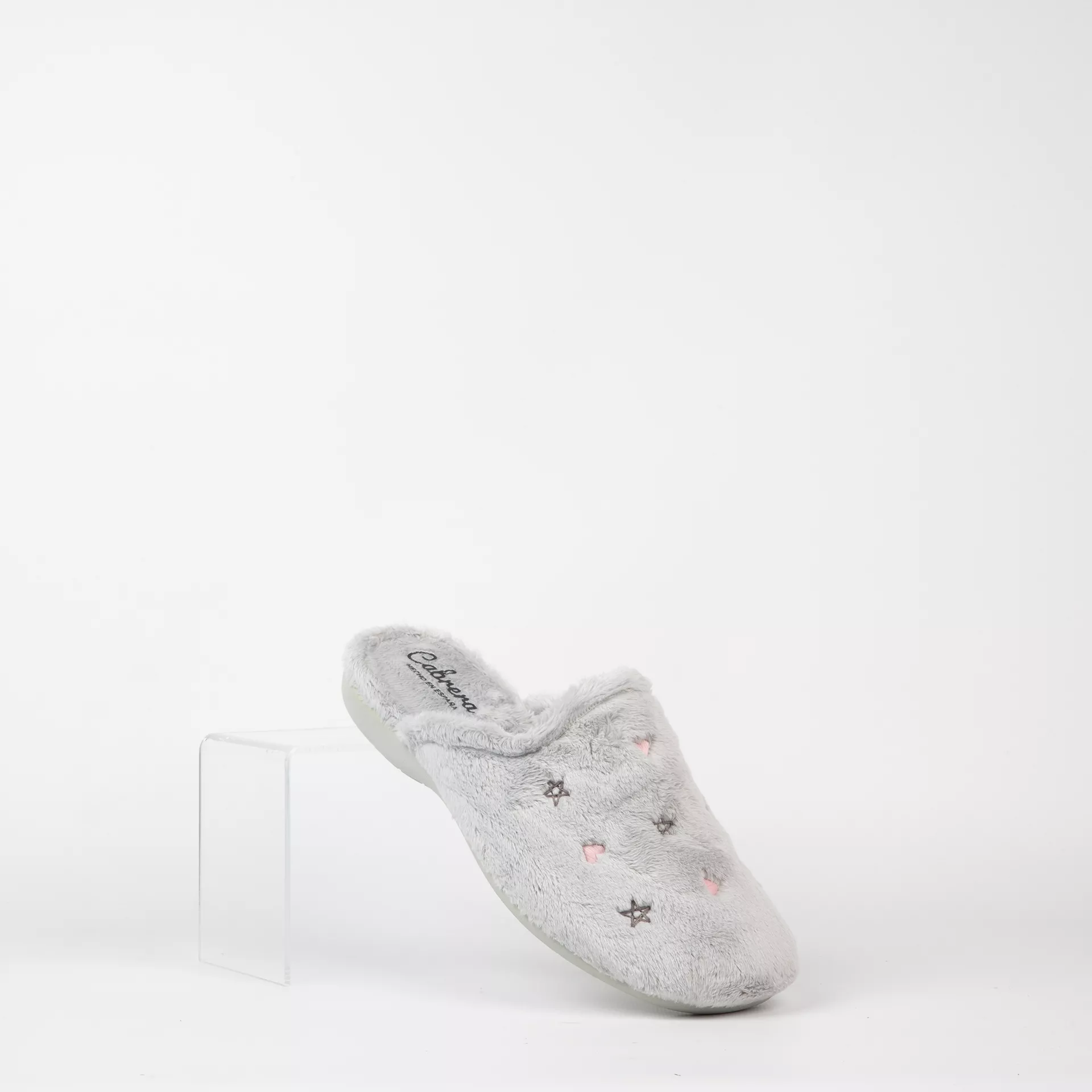 Zapatilla de Casa Cabrera 4504 Gris - Imagen 2