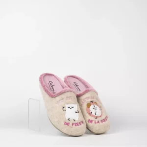 Zapatilla de Casa Cabrera 3209 Beige