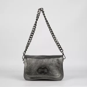 Bolso Caramelo 50999 Metalizado Acero