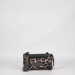 Bolso Caramelo 51037 Animal Print Verde